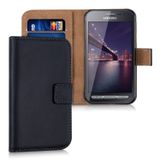 kwmobile Samsung Galaxy Xcover 3 Portemonneehouder Zwart, Bruin