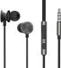 Joyroom In Ear Oordopjes met microfoon - Zwart