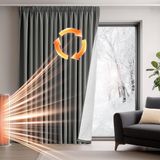 Famanu Verduisterende Gordijnen met Stroken 140x245 CM Lichtgrijs