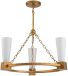 Elstead Lighting Kroonluchter 3x E27 Distressed Gold
