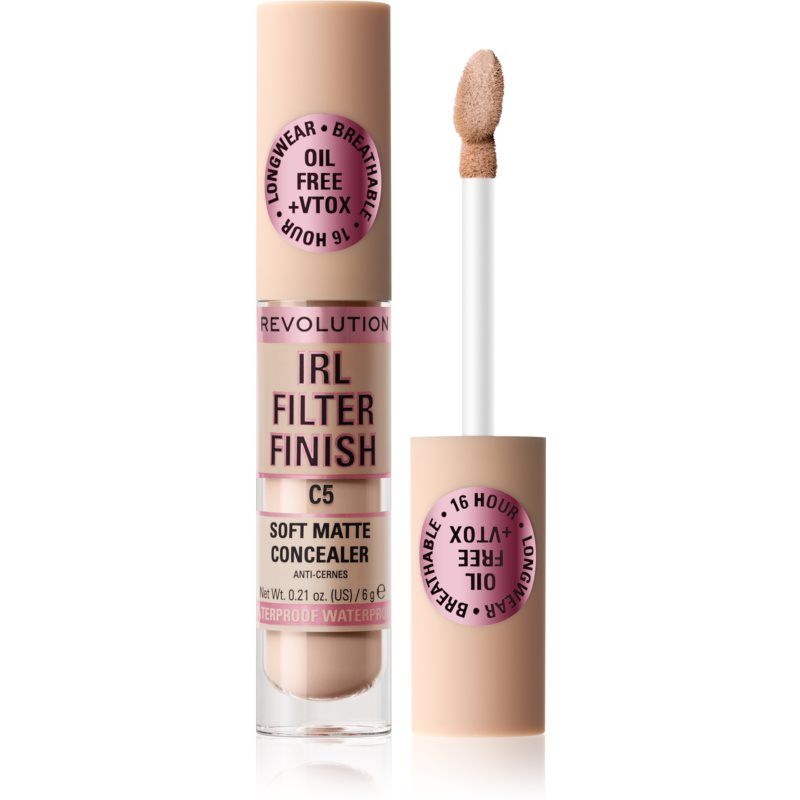Makeup Revolution IRL Filter Finish C4 Concealer - 6ml