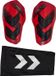 Hummel Hmlshin Guards Hyper Fit Unisex Poppy Red/Transparent