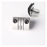 Greendhat Koppeling Aluminium voor CNC Motor As Koppeling Flexibele Koppeling 19x25mm 3/4/5/6/6.35/7/8/9 Mm voor Stappenmotor 3D Printer (Binnendiameter: 9x9) printeronderdelen (Maat: 8x9)