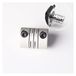 Greendhat Koppeling Aluminium voor CNC Motor As Koppeling Flexibele Koppeling 19x25mm 3/4/5/6/6.35/7/8/9 Mm voor Stappenmotor 3D Printer (Binnendiameter: 9x9) printeronderdelen (Maat: 8x9)