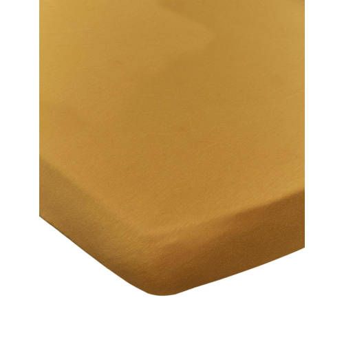 WildWood Katoenen Baby Wieg Hoeslaken 40x80 cm Ochre