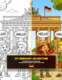 My Germany Adventure: Bilingual German English Coloring Book for Kids