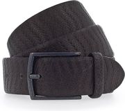b.belt Leren riem Matteo Belt W90 Anthracite bruine