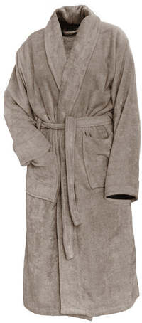 LINNICK Pure Badjas Velours - taupe - M