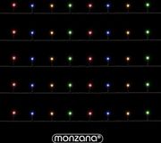 Monzana Guirlande lumineuse 400 LED – Télécommande Minuterie – Multicolore