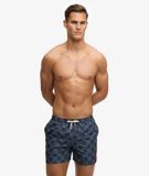 Superdry Premium Printed 15 Zwemshort Heren - Donkerblauw - Maat L