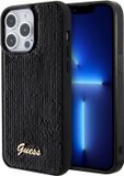 Guess Sequins Script Logo Back Case pour Apple iPhone 15 Pro Max - Noir