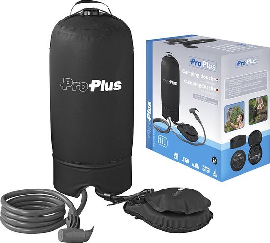 ProPlus Pro Plus Camping douche met voetpomp Zwart