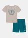 Under Armour Jungen-Set, Modell UA CARGO SHORT SET, Farbe Braun, Größe 4-5 Jahre