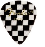 Fender Picks 351 Checker Thin 12er Set Premium Celluloid - Plectrum set