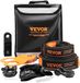 VEVOR 3" X 36" Sleepkabellierherstelset Met Sleepriemen Van 30.000 Lb, D-Ringsluitingen Van 40.000 Lb, Beugelontvanger, Katrol, Handschoenen, Opbergtas voor Atv Jeep Truck