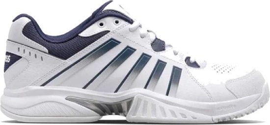 K-Swiss Receiver V Omni tennisschoenen wit/donkerblauw/zilver - Maat 45