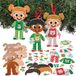 Baker Ross FN630 Kerstpyjama Mix & Match-decoratiesets – set van 8