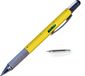 MikaMax Stylo multifonction 6 en 1 - Stylo pratique - Stylo outil - Règle - Niveau à bulle - Tournevis cruciforme et plat - Jaune