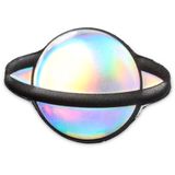 Crocs Jibbitz Iridescent Saturn