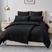 TRANKIELO® - Ensemble de literie 4 pièces microfibre – Doux et infroissable – Fermeture éclair et taies d'oreiller 40x80 cm