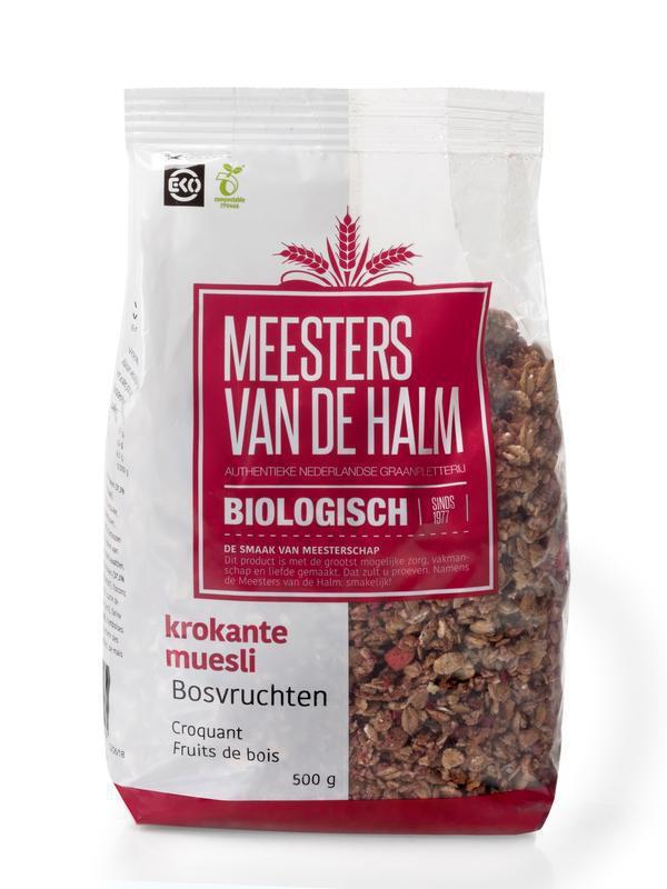 De Halm Muesli Krokant Bosvruchten