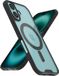 Smartish Gripmunk Magnetische hoes voor iPhone 16 - Compatibel met MagSafe - Lichtgewicht en beschermend - Slanke en dunne grip hoes met microvezelvoering - Helder zwart