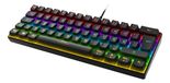 Deltaco Gaming GAM-075-DE Toetsenbord Gamen USB QWERTZ Duits Zwart