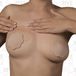 Bye Bra Stoffen Tepelcover, Zelfklevende Tepelcover, Bloemvormige Tepelcover, Tot 15 Keer Herbruikbaar, Beige, Één Maat