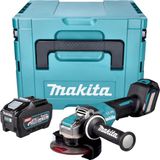 Makita GA 044 GT101 Accu haakse slijper 40 V max. 125 mm X-LOCK Brushless + 1x oplaadbare accu 5.0 Ah + Makpac