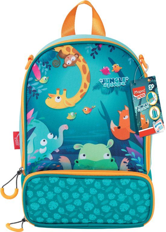 Maped Office Maped PICNIK kinderrugzak JUNGLE FEVER, turquoise