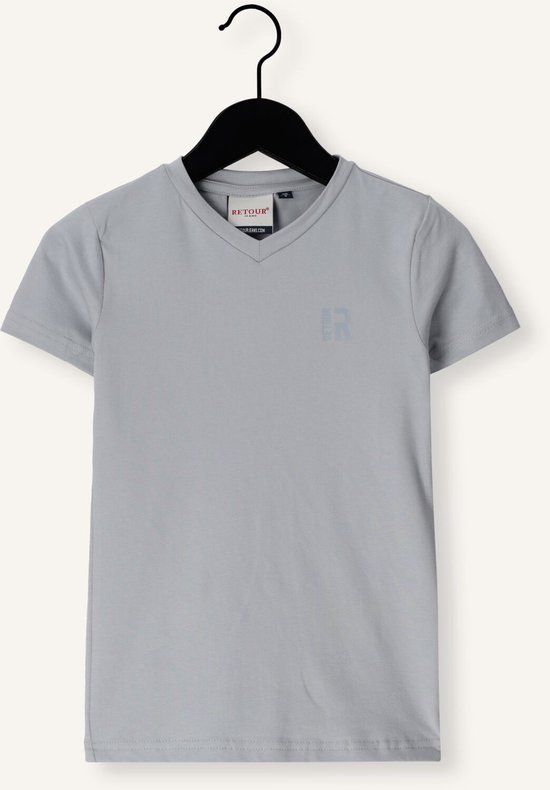 Retour Jeans Retour Sean Polo Shirt Lichtgrijs Maat 170/176