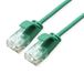 ROLINE GREEN UTP patchkabel Cat.6A (Class EA), LSOH, extra dun, groen, 0,5 m