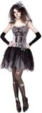 Widmann Spook & Skelet Kostuum Skinny Skelet Bruidje Vrouw Medium