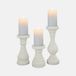 Loberon Kandelaar set van 3 Quenlivre wit