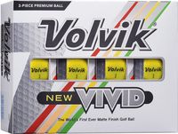 Volvik New Vivid Golfballen - Geel - 12 Stuks