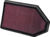 K&N vervangingsfilter passend voor Dodge Challenger / Charger 3.6, 5.7, 6.2, 6.4 / Chrysler 300C 3.6, 5.7/ Lancia Thema 3.6 2011-2016 (33-2460)