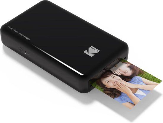 Kodak Mini 2 Fotoprinter - Zwart - Dye-sublimation - 2.1" x 3.4"