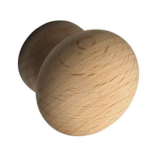 ALLES IM GRIFF Hemera - Meubelknop - ø 30mm - Beuken - Ruw