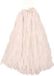 Sans marque 2x Pièces pompon de cheerleading/pompom blanc avec poignée annulaire 28 cm - Accessoires de déguisement de pom-pom girl