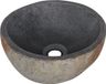 Differnz Opbouw waskom Boomer rond 21cm natuursteen grijs
