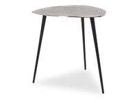 M2 Kollektion Singh 2 salontafel/bijzettafel/placemats, metaal, zilver, diameter, hoogte 50cm