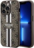Guess 4G Printed Stripe Back Case (MagSafe Compatible) - Geschikt voor Apple iPhone 15 Pro Max (6.7") - Bruin