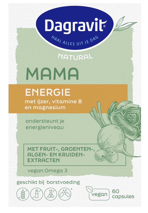 Dagravit Dagravit Natural Mama Energie Multivitaminen Capsules