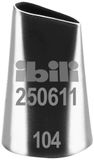 Ibili spuitmond bloemblaadjes 11 mm, roestvrij staal, zilver, H 27 MM
