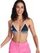 Roxy The Retro Essentials Tiki Triangle Bikinitop Bleu XL Femme