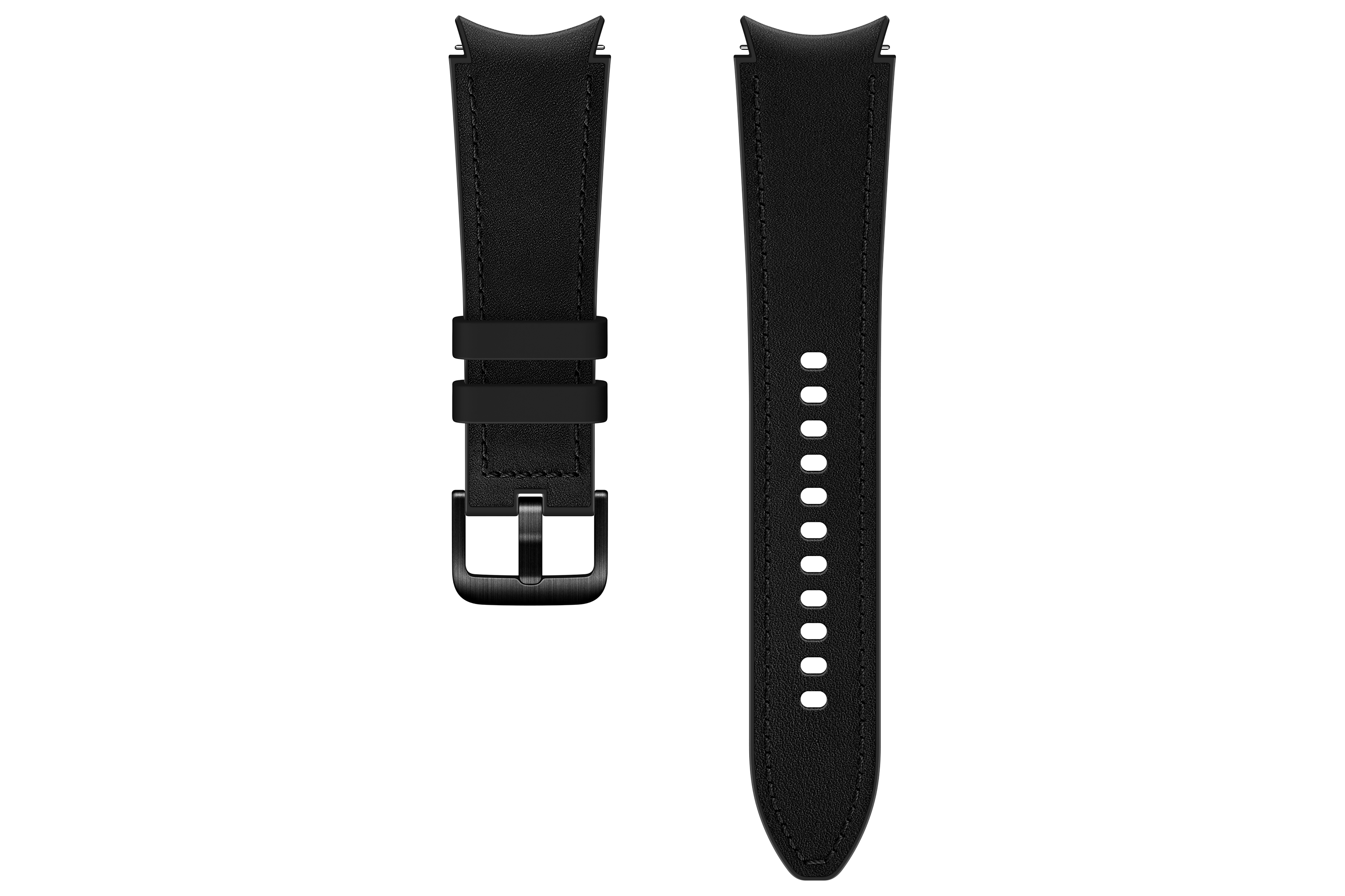 Samsung ET-SHR89LBEGEU - Band - Galaxy Watch4 - Leer - Zwart