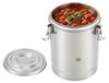 Contenant chauffant professionnel - 20 litres - Acier inoxydable - Thermos isotherme
