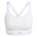 ADIDAS PERFORMANCE Sport bh 'FastImpact Luxe' wit