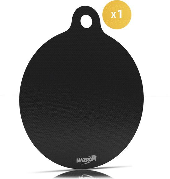 NAZROM® Inductie Beschermer - 24cm - Zwart - 1 Stuk