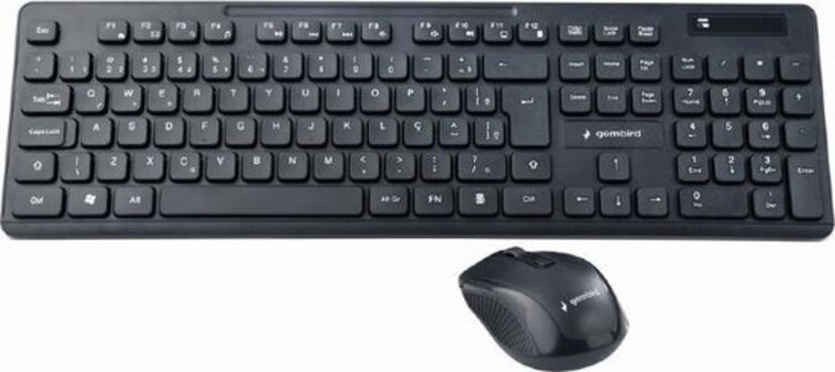 Gembird KBS-WCH-03 - Wireless Keyboard - QWERTY US - Black